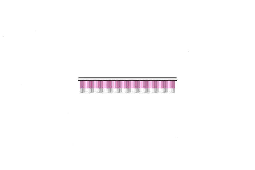 UTSUMI Mini Pink Line Comb UTSUMI Mini Pink Line Comb