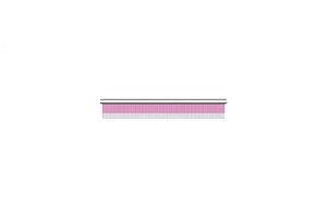 UTSUMI Mini Pink Line Comb