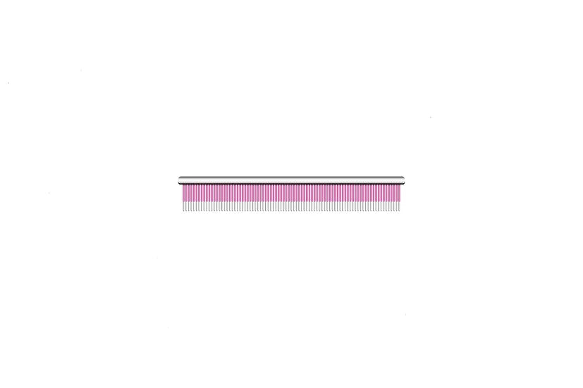 UTSUMI Mini Pink Line Comb